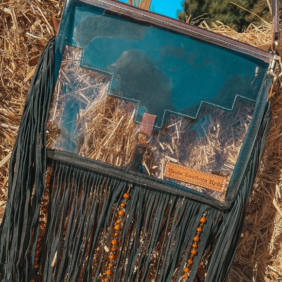 Don’t Chase Cowboys Clear Bag a Haute Southern Hyde by Beth Marie Exclusive - Picture 3 of 8
